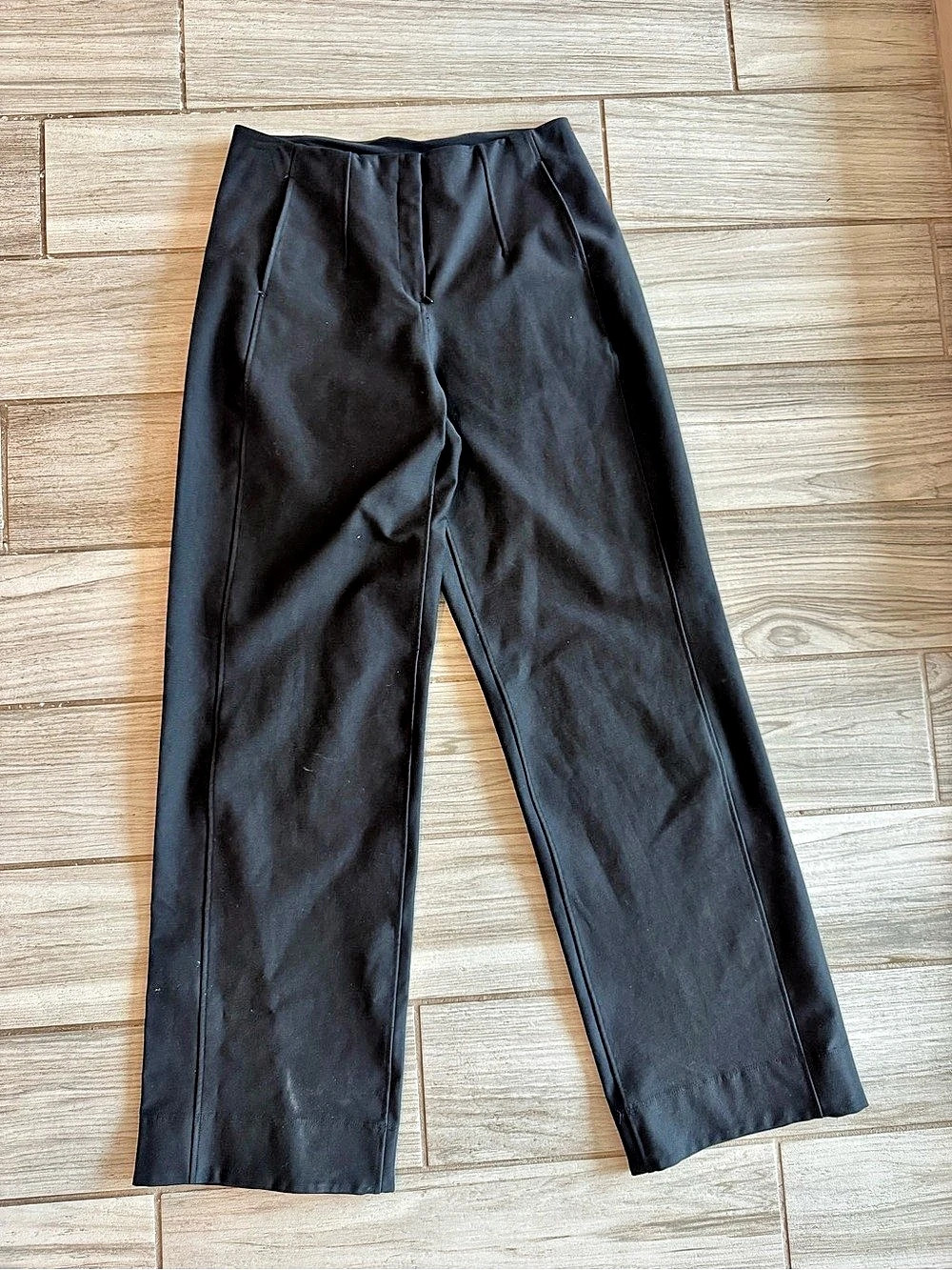 Lululemon Smooth Fit Pull-On High-Rise Pant Black Straight-Leg Pants